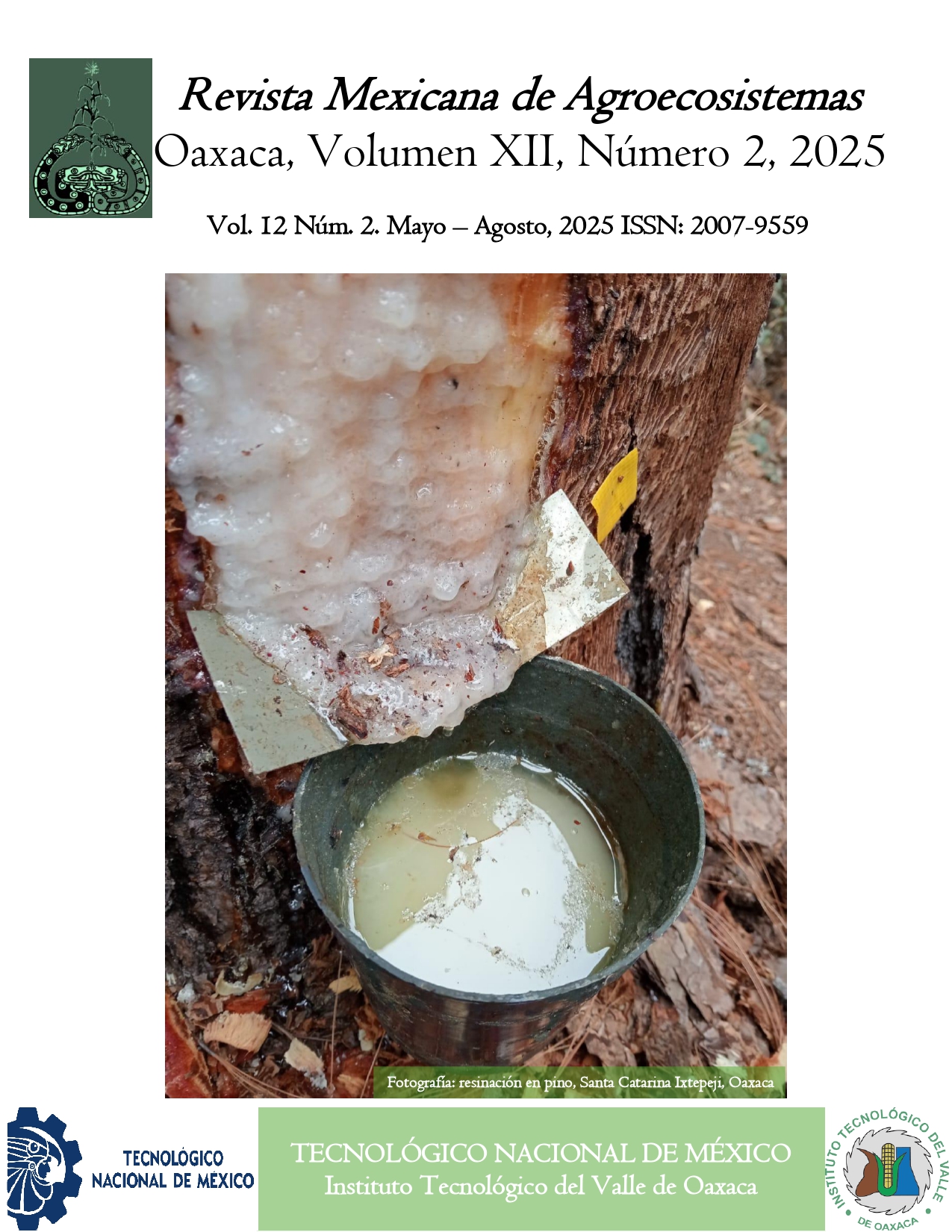 					Ver Vol. 12 Núm. 2 (2025): Revista Mexicana de Agroecosistemas 
				