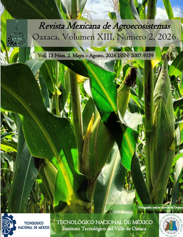 					Ver Vol. 13 Núm. 2 (2026): Revista Mexicana de Agroecosistemas 
				